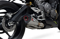 scorpion serket taper slip on exhaust triumph street triple 765 2020