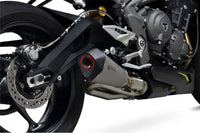 scorpion serket taper slip on exhaust triumph street triple 765 2020