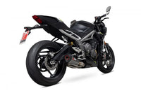 scorpion serket taper slip on exhaust triumph street triple 765 2020