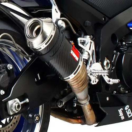 scorpion tagma slip on exhaust suzuki gsxr1000 2007 2008