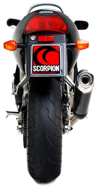 scorpion factory oval slip on exhaust honda cbr600 fi f4i 2001 2008