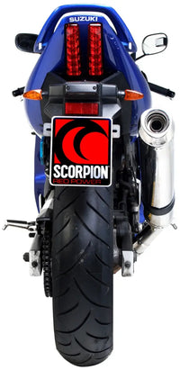 scorpion factory oval slip on exhaust suzuki sv650 2004 2015