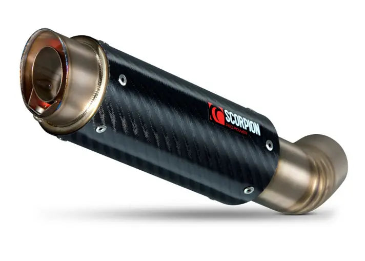 scorpion rp1 gp slip on exhaust kawasaki ninja zx6r 2009 2012