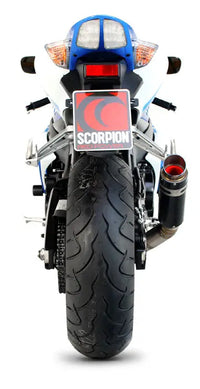 scorpion rp1 gp slip on exhaust suzuki gsxr600 gsxr750 2006 2007