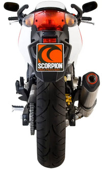 scorpion serket parallel slip on exhaust honda cbf 600 2008 2014