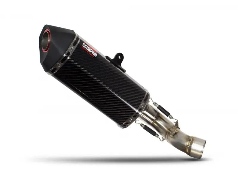 scorpion serket parallel slip on exhaust honda cbf 600 2008 2014