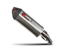 scorpion serket parallel slip on exhaust honda cbf 600 2008 2014