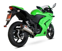 scorpion serket taper slip on exhaust kawasaki ninja 250r 2008 2012