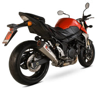 scorpion serket taper slip on exhaust suzuki gsr750 2011 2016