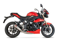 scorpion serket taper slip on exhaust triumph speed triple 1050 2011 2015