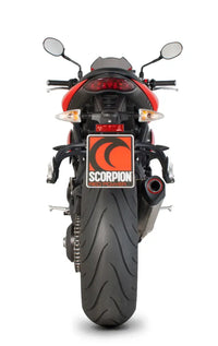 scorpion serket taper slip on exhaust triumph speed triple 1050 2011 2015
