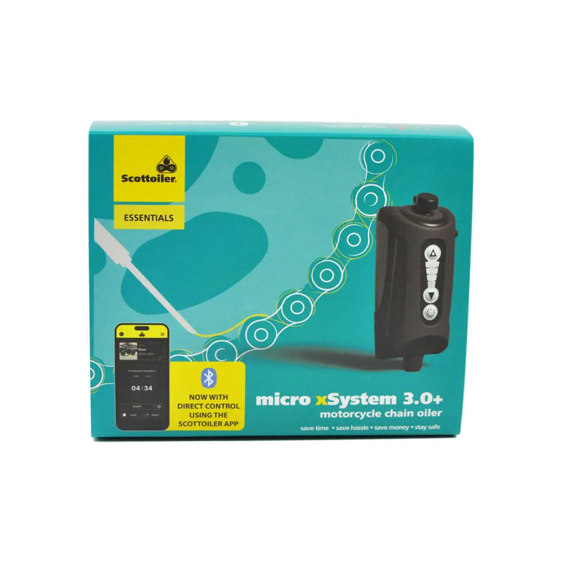 scottoiler essentials micro xsystem 3 0 plus bluetooth electronic chain oiler