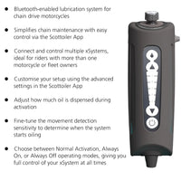 scottoiler xsystem 3 0 plus bluetooth electronic chain oiler unit only