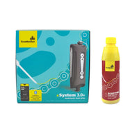scottoiler xsystem 3 0 plus bluetooth electronic chain oiler with lubricant