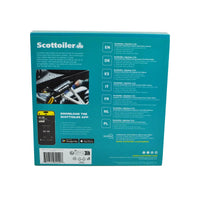 scottoiler xsystem 3 0 plus bluetooth electronic chain oiler with lubricant