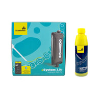 scottoiler xsystem 3 0 plus bluetooth electronic chain oiler with lubricant