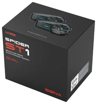 sena bluetooth headset spider st1 mesh intercom dual pack
