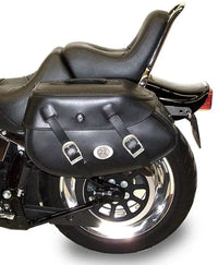 hepco becker leather bag holder harley davidson fxstc flstsb flstf