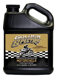 spectro golden 2 cycle pre mix engine motorcycle oil