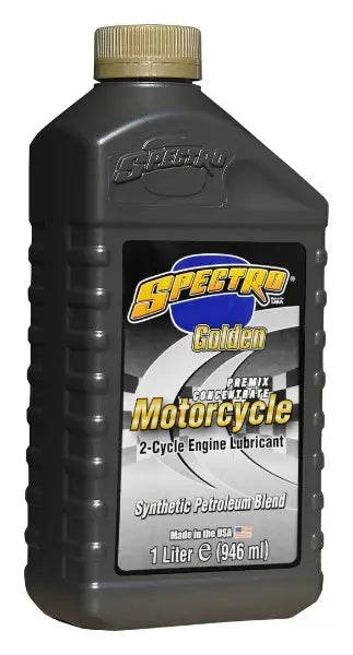 spectro golden 2 cycle pre mix engine motorcycle oil