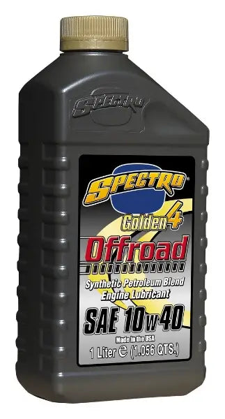 spectro golden 4 off road semi synthetic motorcycle oil