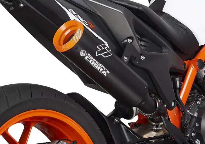 speedpro cobra spx o series ktm 790 890 adventure norden 901 cfmoto 800mt touring black with orange cap