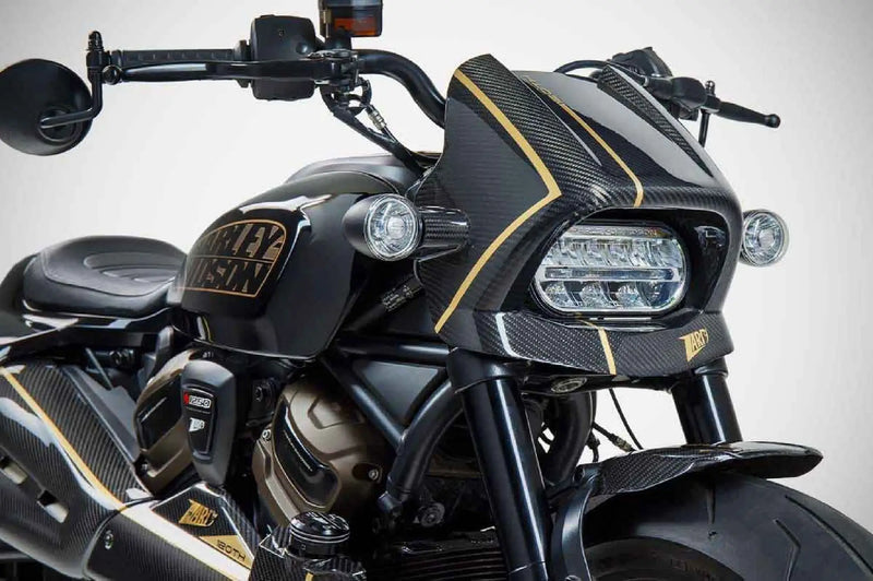 zard exhaust carbon headlight 120th edition harley davidson sportster s 1250 21
