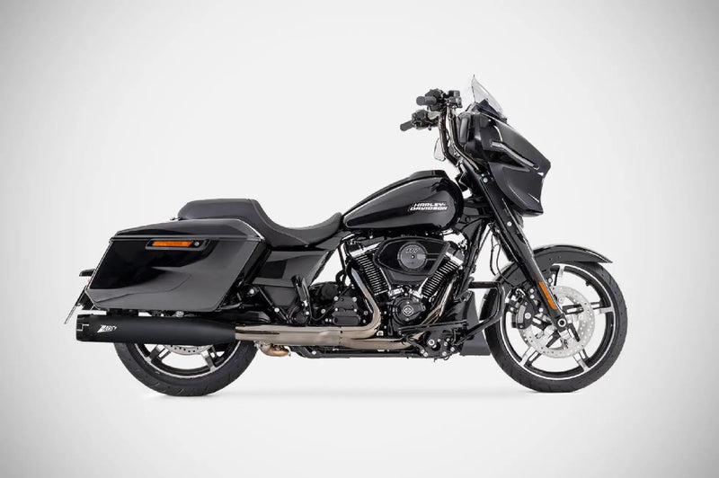 zard exhaust racing slip on harley davidson road king street glide ultra limited 06 16