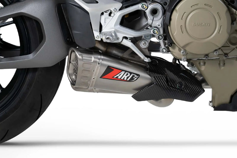 zard exhaust slip on compensed ducati streetfighter v4 2025