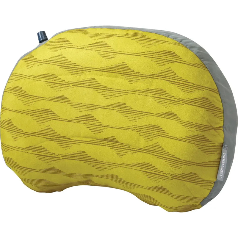 therm a rest inflatable airhead pillow yellow woven