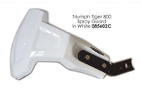 pyramid plastics rear spray guard white for triumph tiger 800