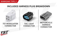 tst brake light modulator kawasaki oem tail lights