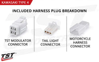 tst brake light modulator kawasaki oem tail lights