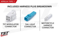 tst brake light modulator select aprilia honda oem tail lights
