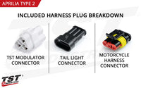 tst brake light modulator select aprilia honda oem tail lights