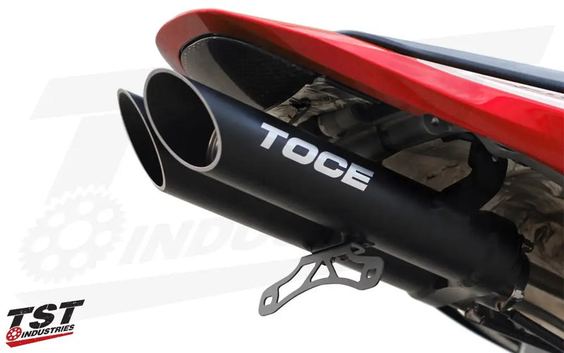 tst canister mount fender eliminator specifically certain toce exhausts