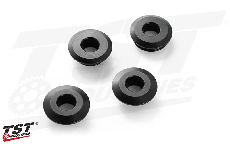 tst captive wheel spacer set kawasaki ninja 400 2018
