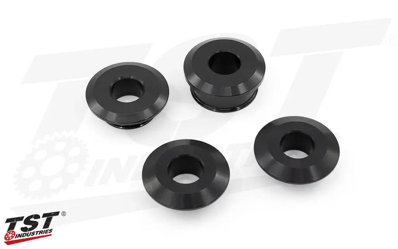 tst captive wheel spacer set kawasaki ninja zx 4rr 2023