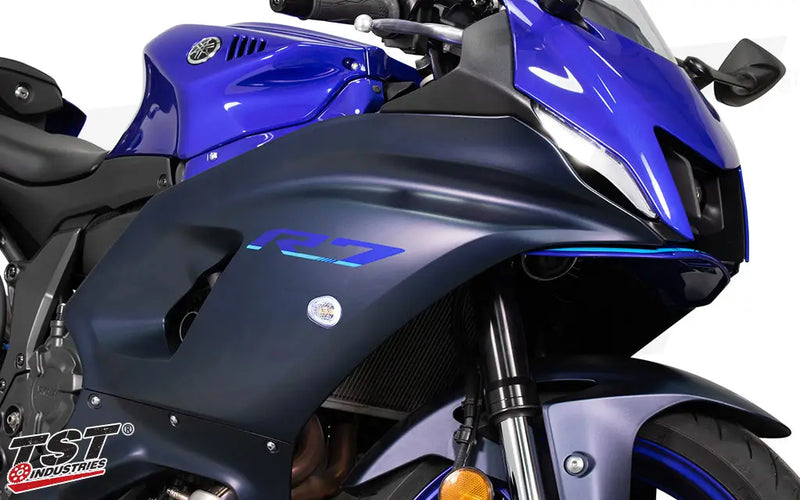 tst halo gtr front led flushmount turn signals yamaha yzf r7 2022
