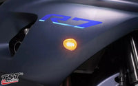 tst halo gtr front led flushmount turn signals yamaha yzf r7 2022