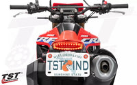 tst led integrated tail light fender eliminator system honda crf300l rally 2021