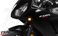 tst led front flushmount turn signals honda cbr250r cbr300r grom select models
