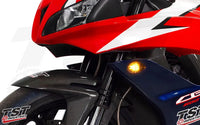tst led front flushmount turn signals honda cbr250r cbr300r grom select models