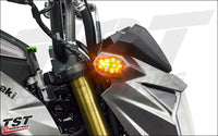 tst led front flushmount turn signals suzuki kawasaki models