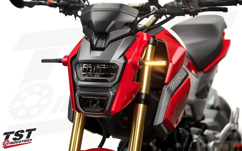 tst led front pod turn signal honda grom 2013