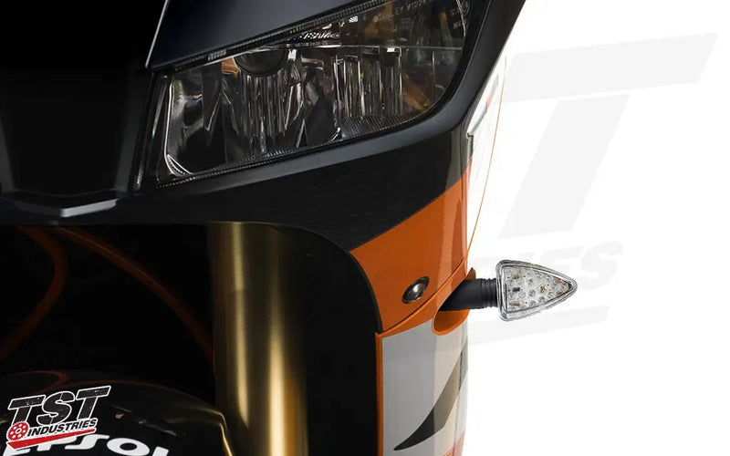 tst led front pod turn signal select honda motorcycles