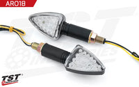 tst led front pod turn signal select yamaha motorcycles