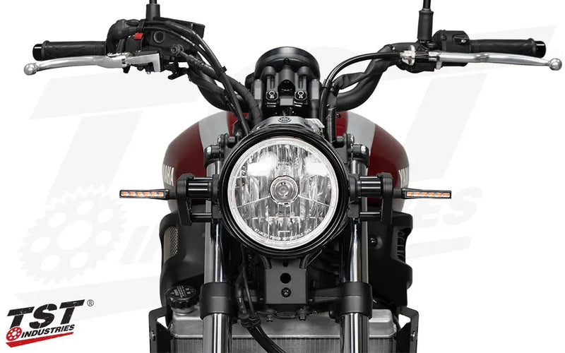 tst led front pod turn signal bundle select yamaha models