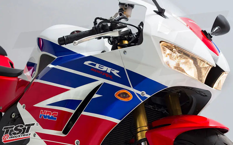 tst led halo 1 flushmount turn signals honda cbr600rr 2013