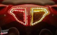 tst led integrated sequential tail light ducati 848 1098 1198